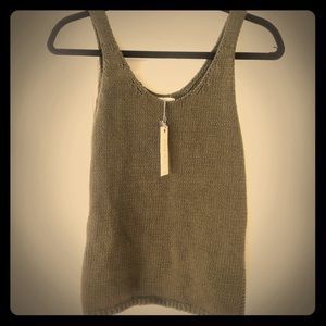NWT Lucky Brand  Knit Tank 🟩 ( S )